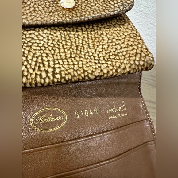 Borbonese Trifold Kiss Lock Wallet EUC - Picture 9 of 9